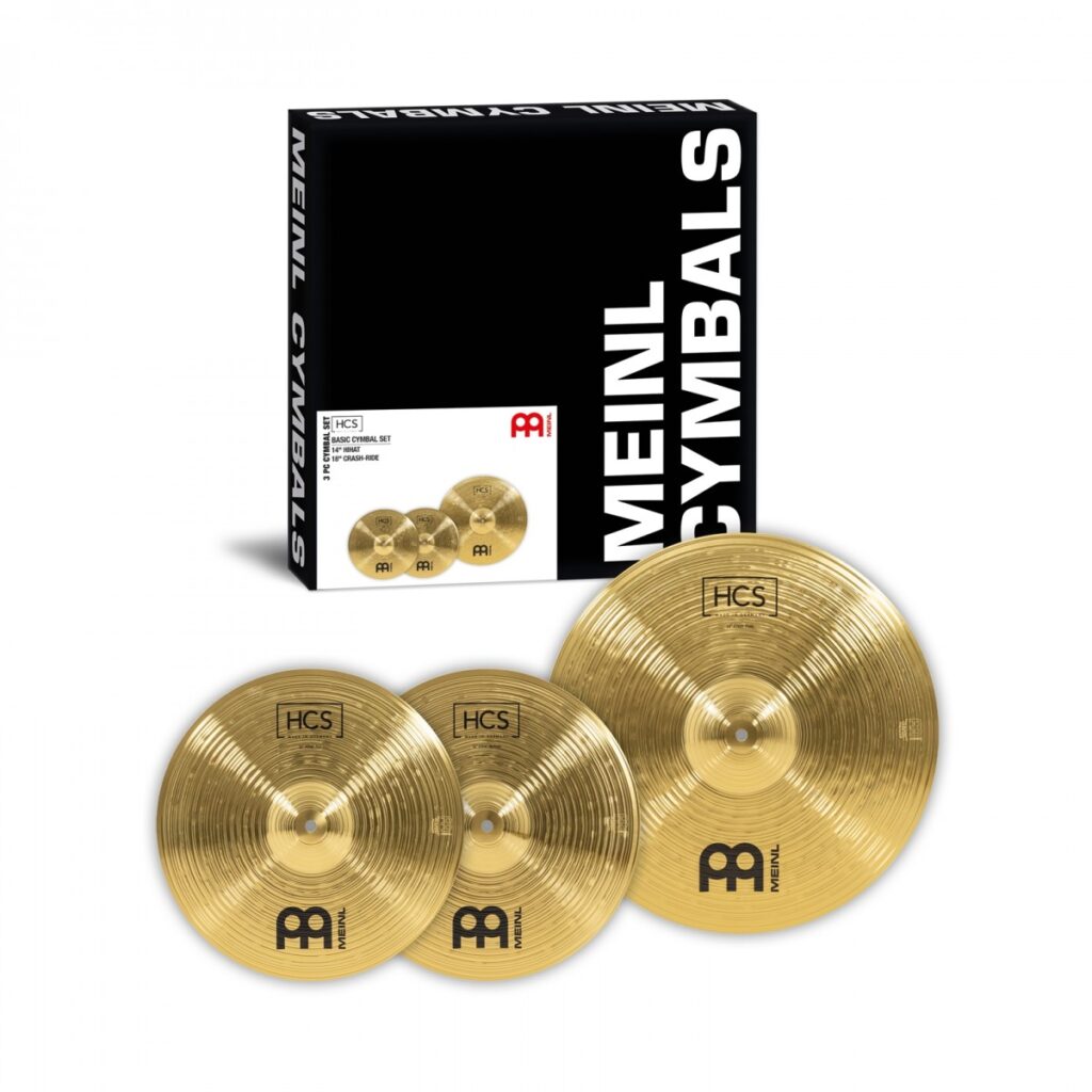 Meinl HCS Cymbal Set 14" Hi Hat & 18" Crash/Ride