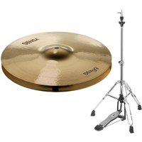 Stagg 13" Sensa Medium Hi-Hat Cymbal & Stand Bundle