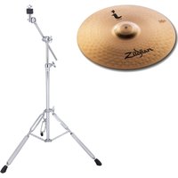 Zildjian I Family 18 Crash Ride Cymbal & Boom Stand