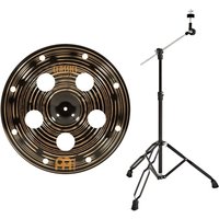 Meinl 18" Classics Custom Dark Trash China Cymbal & Boom Arm Stand Black