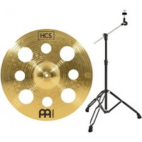 Meinl HCS 16 Trash Crash Cymbal & Boom Arm Stand Black