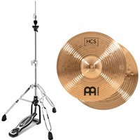 Meinl HCS Bronze 13" Hi Hat Cymbals & Premier Artist Hi-Hat Stand