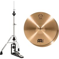 Meinl Pure Alloy 14" Medium Hi-Hats & Heavy Duty Two-Leg Hi-Hat Stand