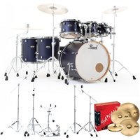 Pearl Decade Maple 7pc Pro Drum Kit w/Sabian XSRs Ultramarine Velvet