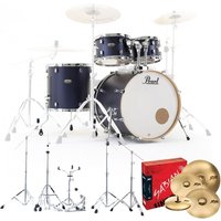 Pearl Decade Maple Pro Drum Kit w/Sabian XSRs Ultramarine Velvet