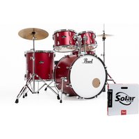 Pearl Roadshow 5pc USA Fusion Kit w/Sabian Cymbals Matte Red