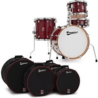 Premier Artist Heritage 18" 4pc Shell Pack Burgundy Pearl & Soft Case Set