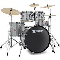 Premier Revolution 22" 5pc Drum Kit Bundle Gunmetal Sparkle