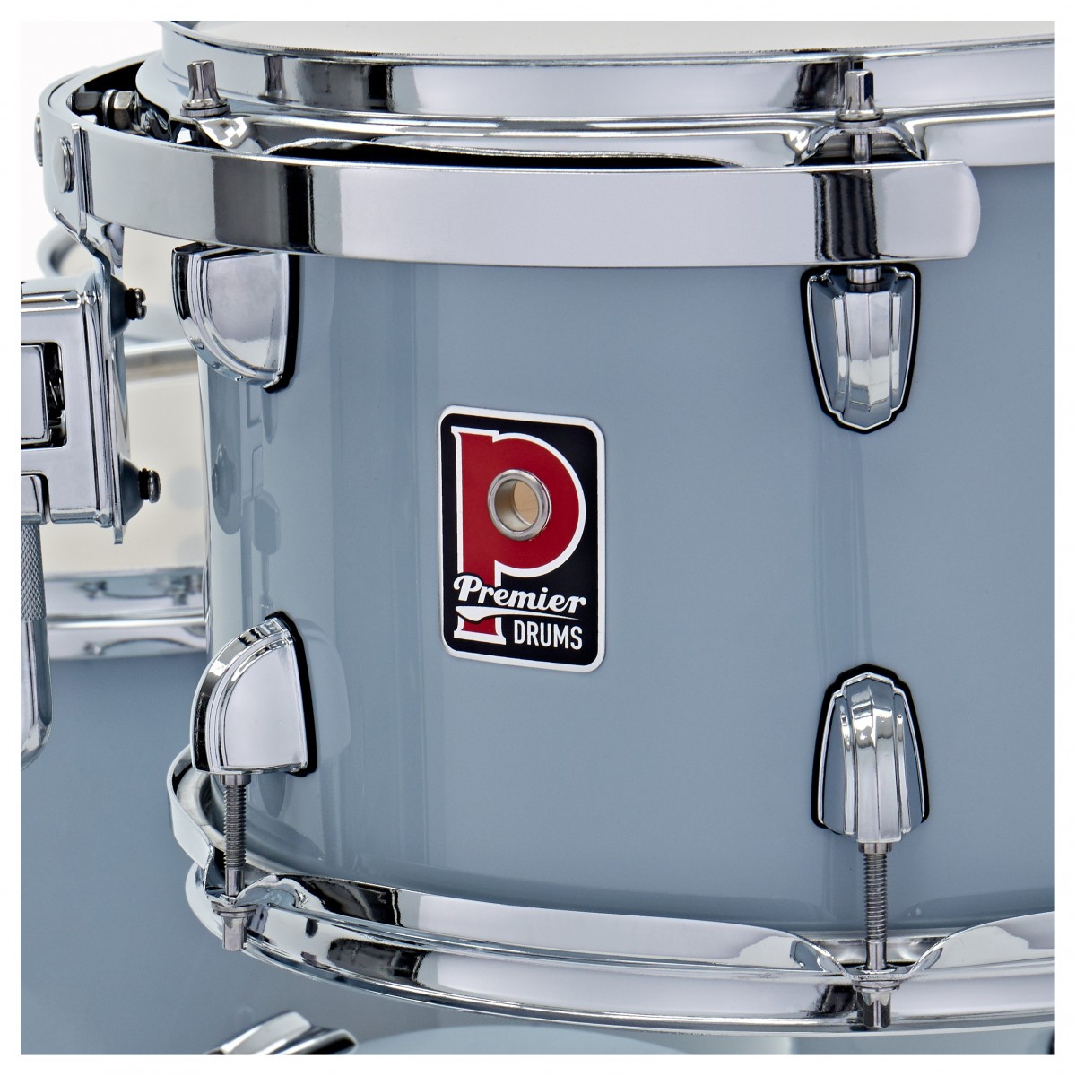 Premier Artist 22" 5pc Heavy Rock Drum Kit Steel Grey - Image 4