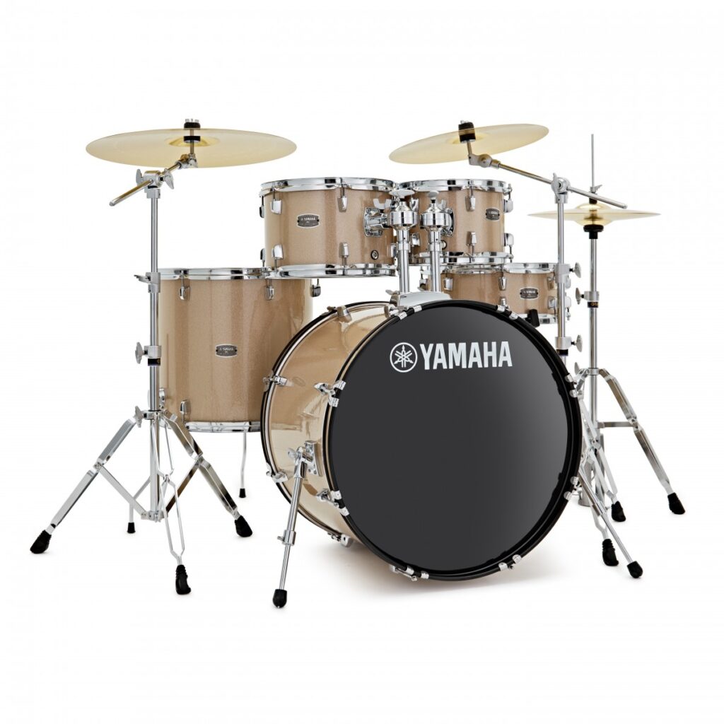 Yamaha Rydeen 22" Drum Kit w/Cymbals Champagne Glitter