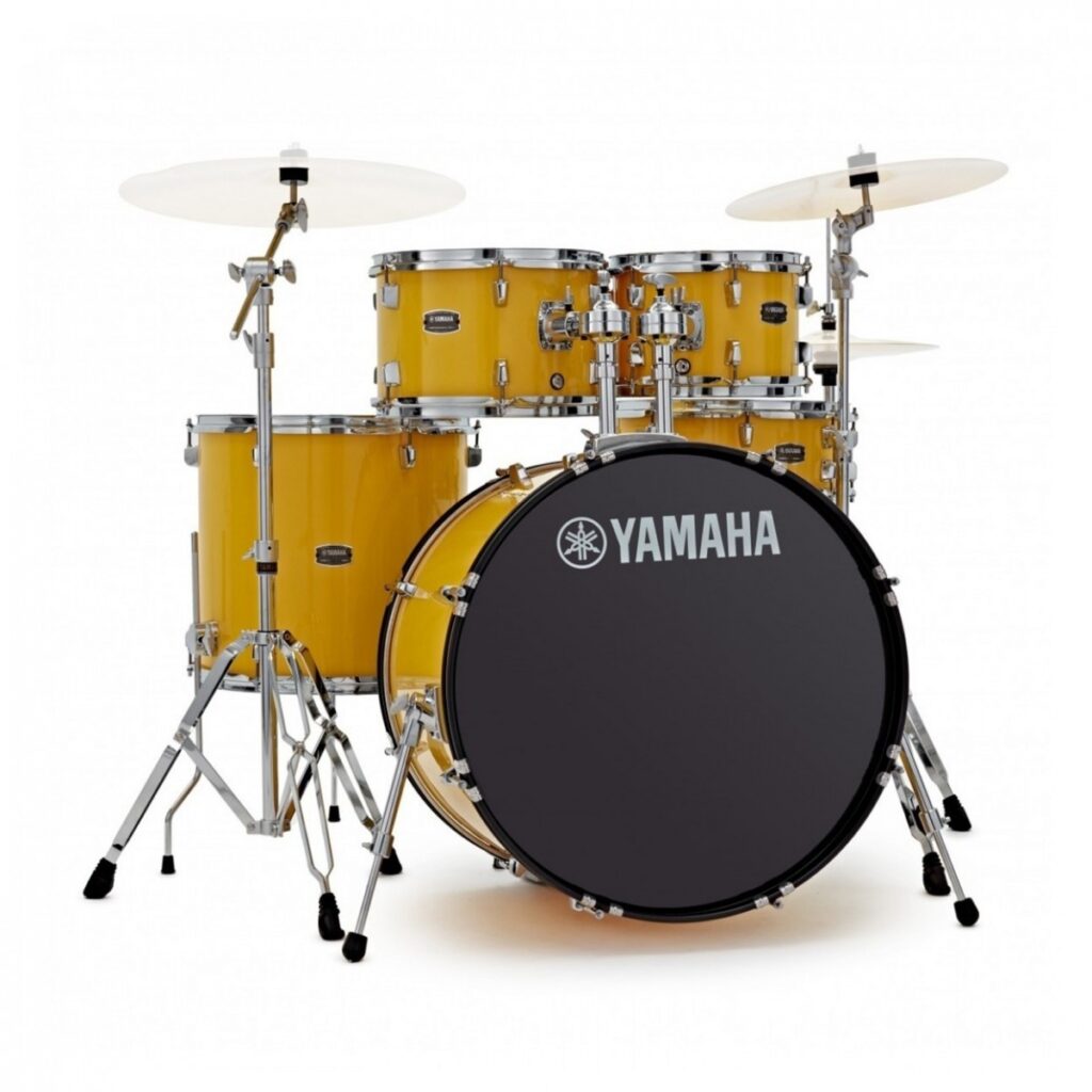 Yamaha Rydeen 20" Drum Kit w/Cymbals Mellow Yellow