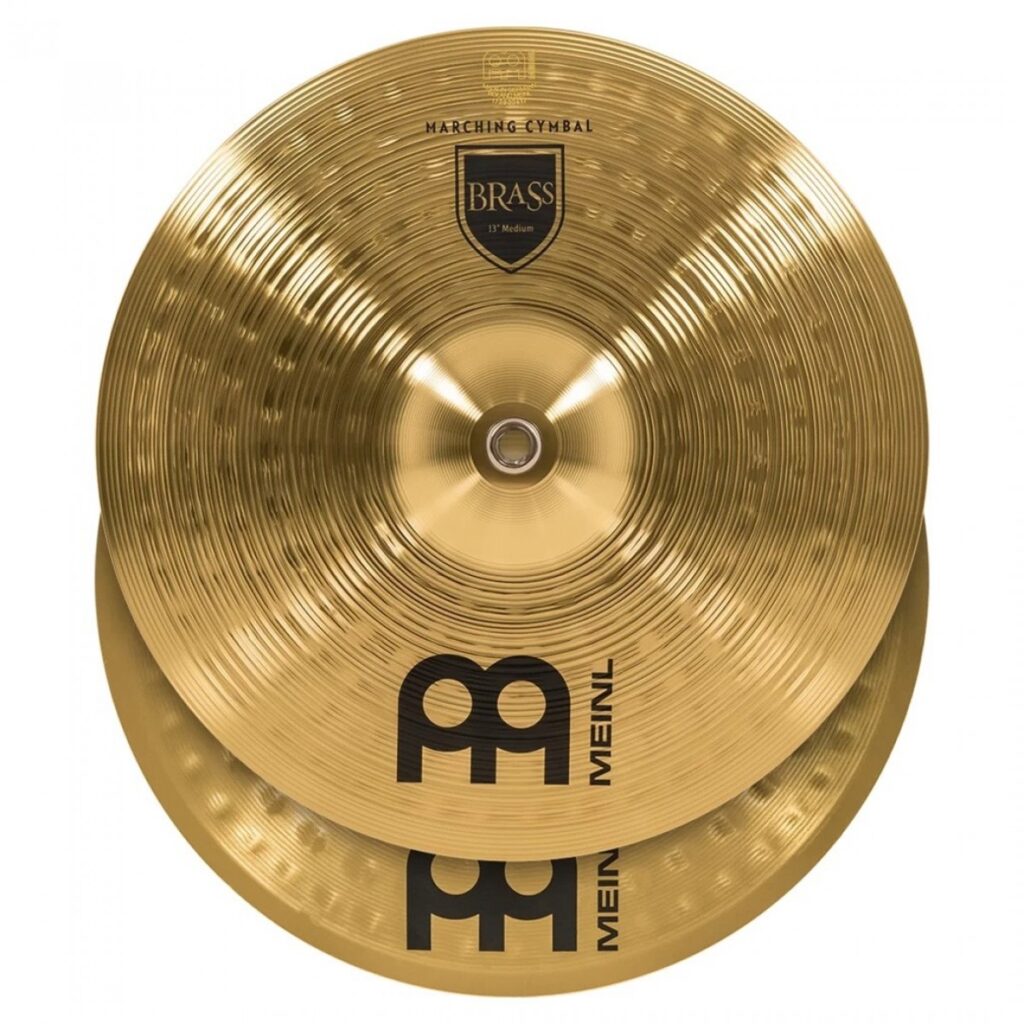 Meinl Marching 13" Brass Student Cymbal Pair includes BR3 Straps