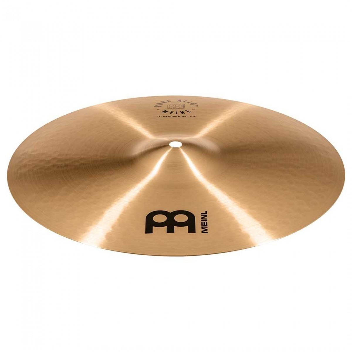 Meinl Pure Alloy 14" Medium Hi-Hat Cymbal Pair - Image 2