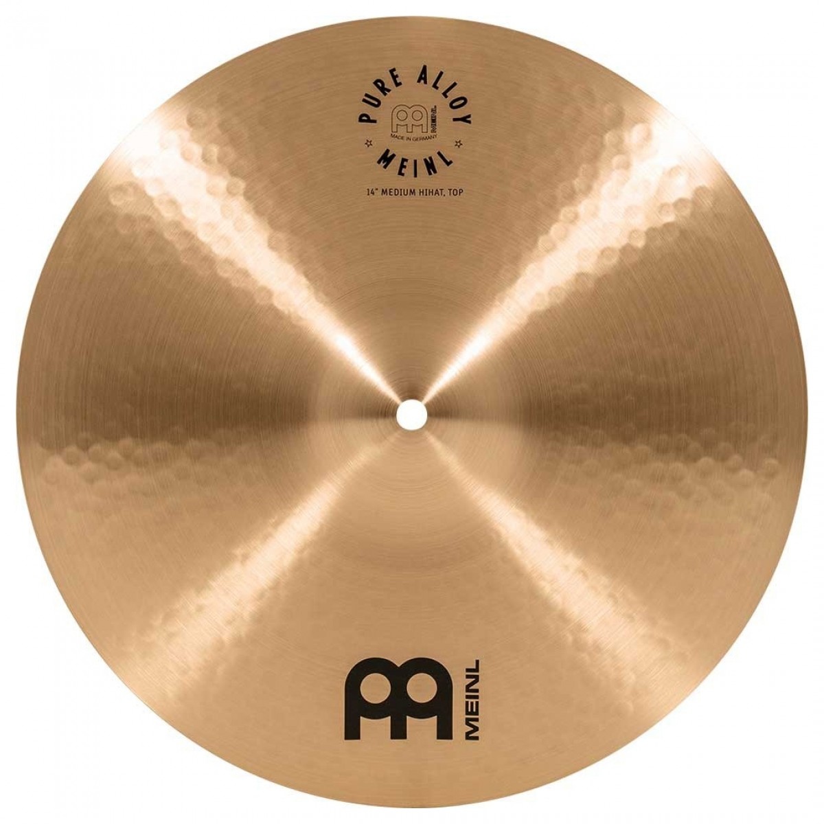 Meinl Pure Alloy 14" Medium Hi-Hat Cymbal Pair - Image 4