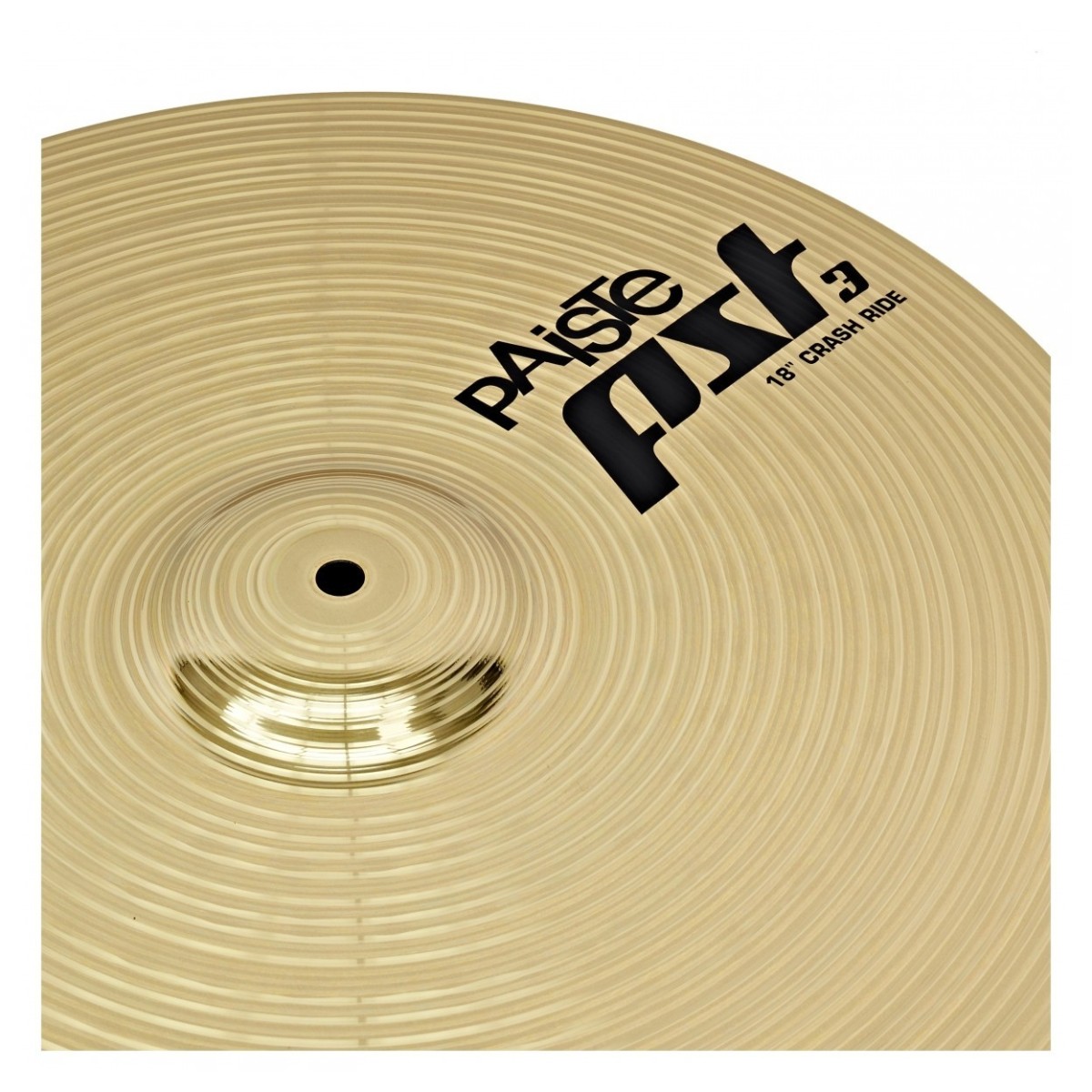 Paiste PST 3 18 Crash Ride Cymbal & Boom Stand