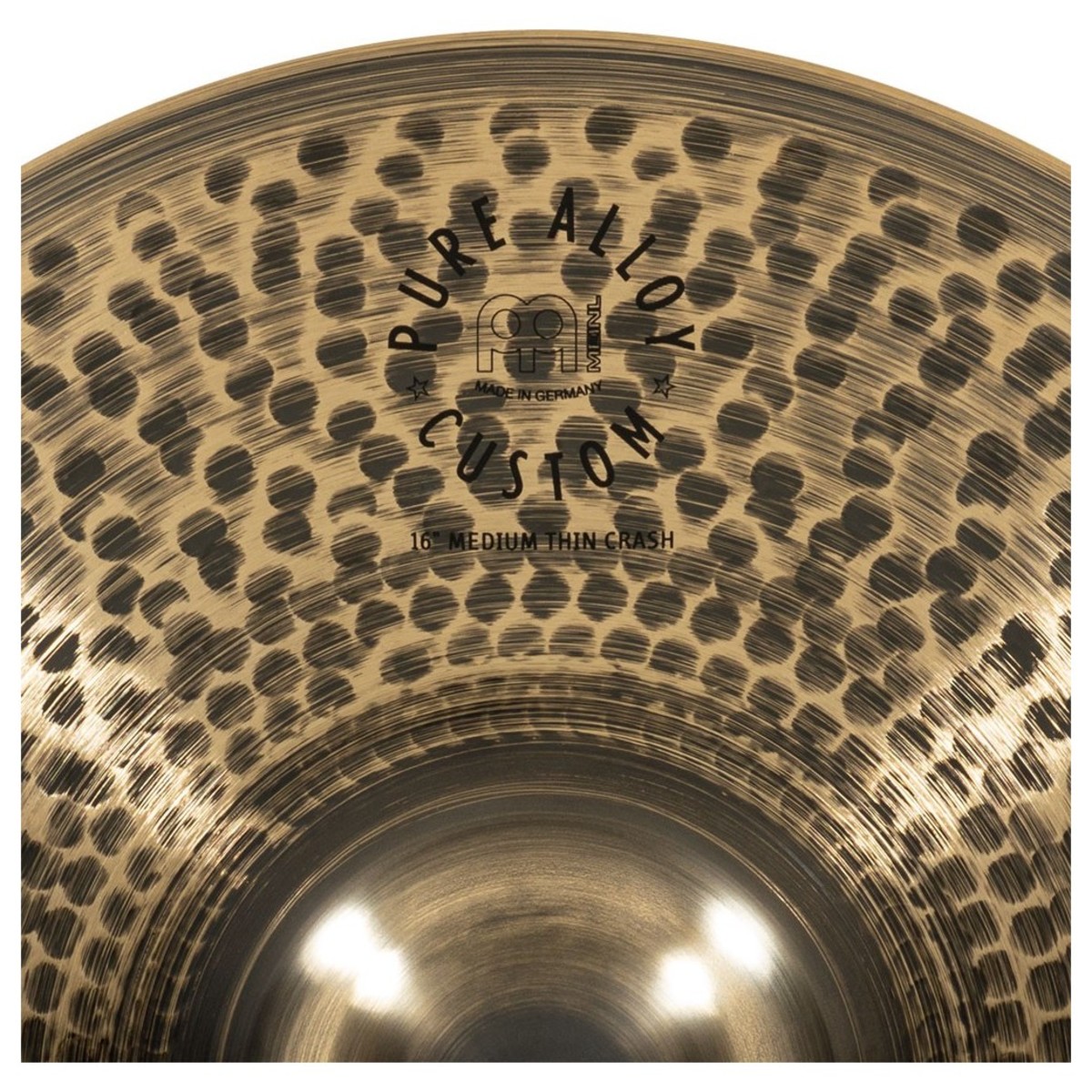 Meinl Pure Alloy Custom 16" Medium Thin Crash - Image 2