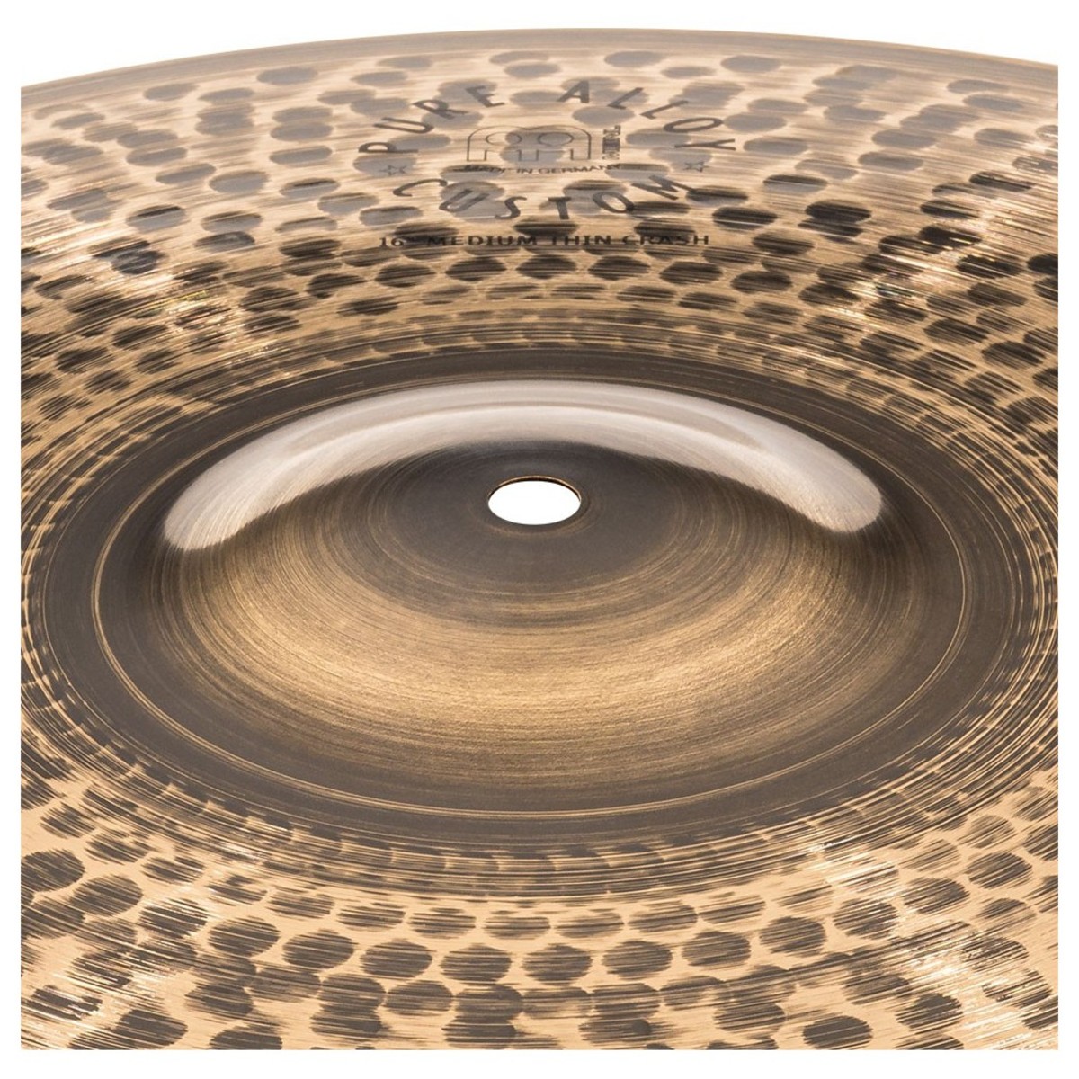 Meinl Pure Alloy Custom 16" Medium Thin Crash - Image 3