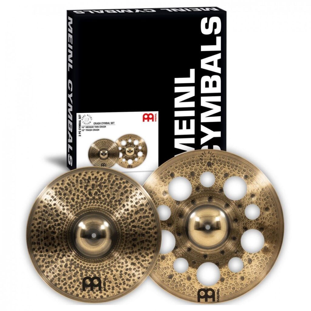 Meinl Pure Alloy Custom Crash Cymbal Set