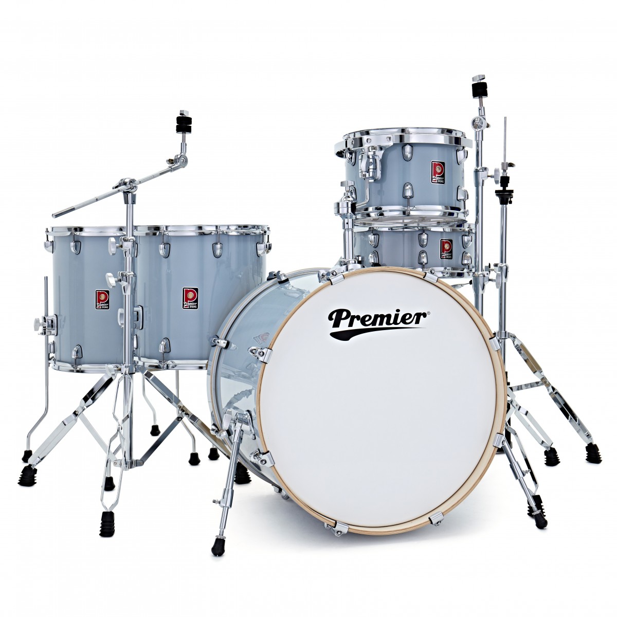 Premier Artist 22" 5pc Heavy Rock Drum Kit Steel Grey
