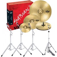 Sabian SBR Promo Cymbal Set with 10" Splash and Stands