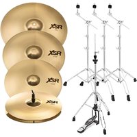 Sabian XSR Performance Cymbal Set & Stands with Free 18" Fast Crash