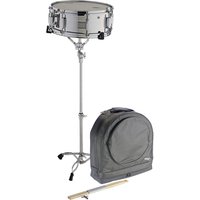 Stagg 14 x 5.5 Steel Snare Drum with Stand and Bag