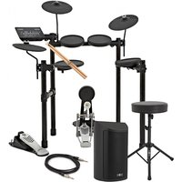 Yamaha DTX452K Electronic Drum Kit with Sticks Stool + Amp