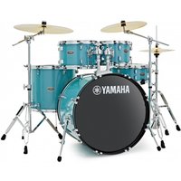 Yamaha Rydeen 20" Drum Kit w/Cymbals Turquoise Glitter