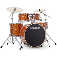 Yamaha Stage Custom 22" 5 Piece Shell Pack w/ Hardware Honey Amber