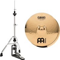 Meinl Classics Custom 14" Powerful Hi-Hats & Heavy Duty Two-Leg Hi-Hat Stand