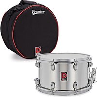 Premier Artist 14" x 8" Stainless Steel Snare Drum & Soft Case