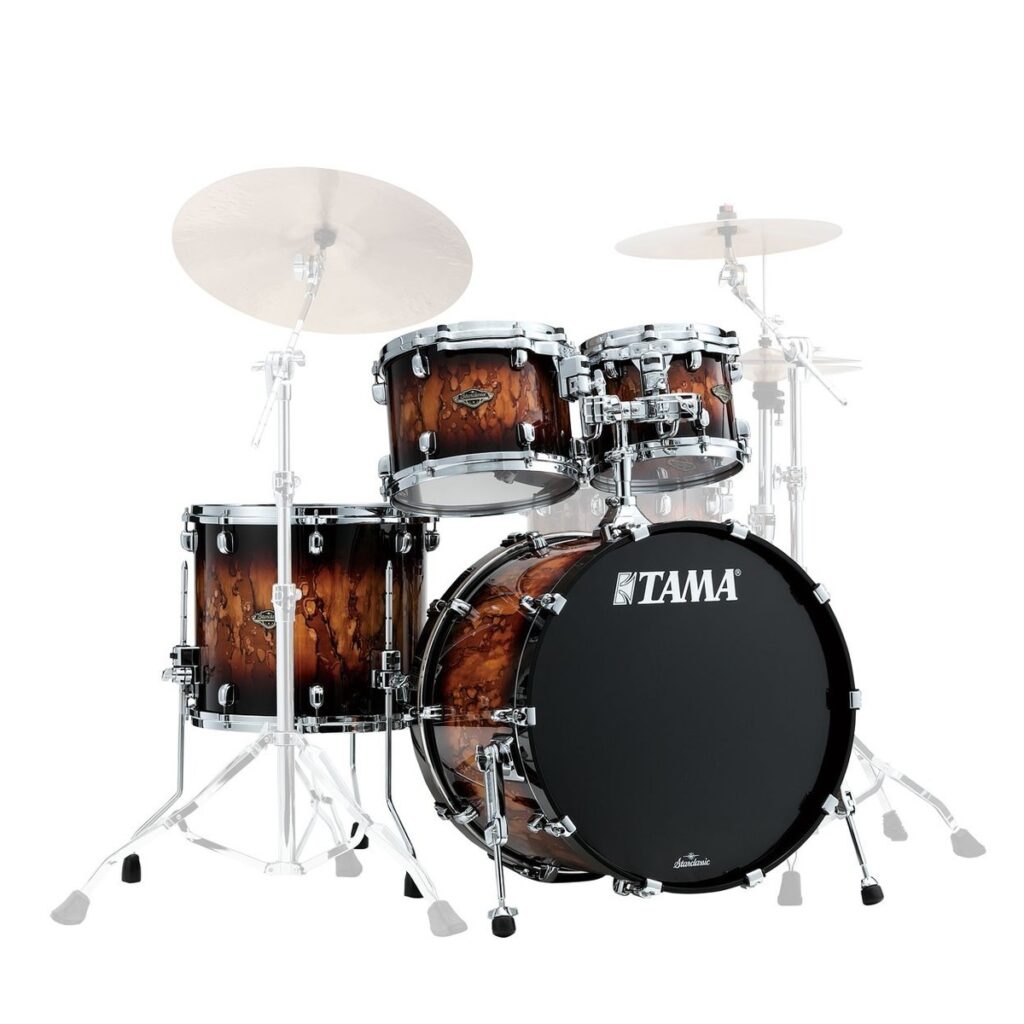Tama Starclassic Walnut/Birch 22 4pc Shell Pack Molten Brown Burst