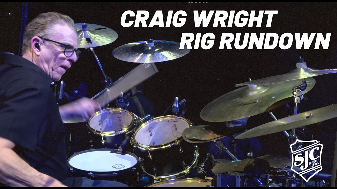 Craig Wright (Eric Church) Drum Rig Rundown | SJC Drums