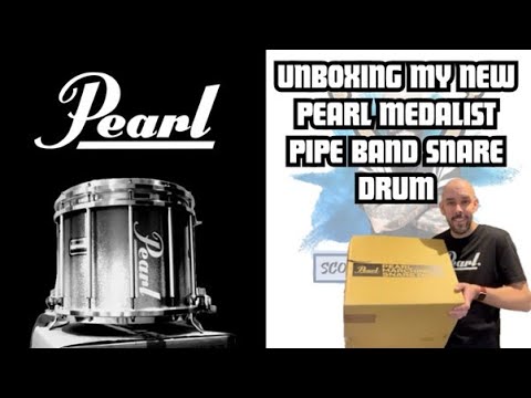 Unboxing my NEW Pearl Medalist Pipe Band Snare Drum