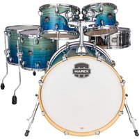 Mapex Armory LTD Edition 22 LA Fusion 6pc Shell Pack Blue Lagoon Fade
