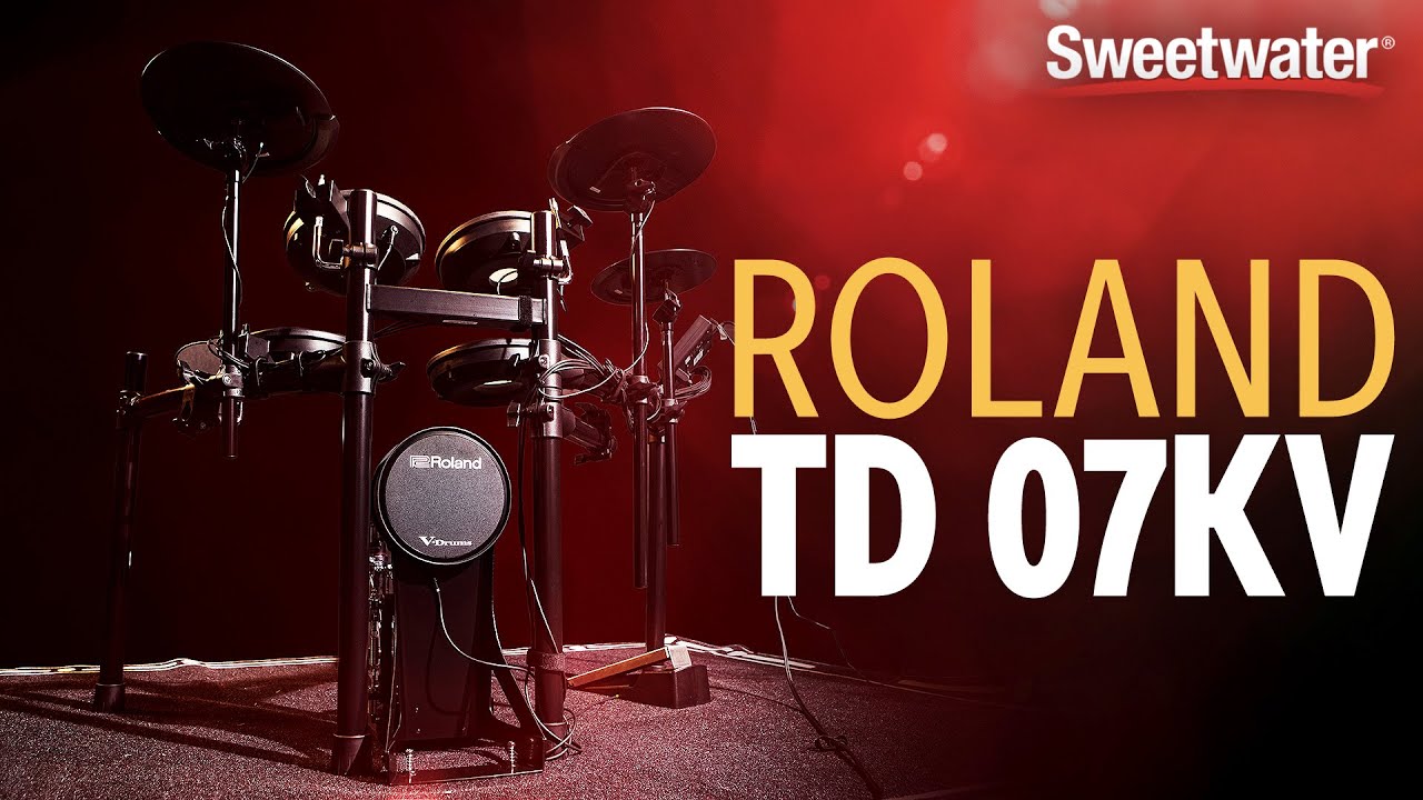 Roland V-Drums TD-07KV Electronic Drum Set Demo